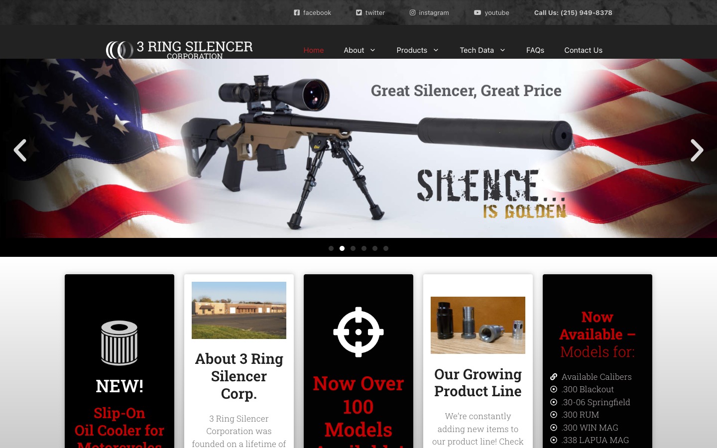 The current homepage
